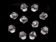 Plastov korlky cnovky / slunko 4x4 mm
