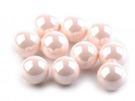 Dekoran kuliky / perly bez drek 10 mm leskl - zvtit obrzek