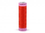 Polyesterov nit nvin 100 m Aspo Amann - 0501 Aurora Red, 5 ks