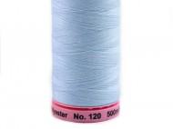 Polyesterov nit nvin 500 m Aspo Amann - 0271 Cashmere Blue, 5 ks