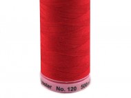 Polyesterov nit nvin 500 m Aspo Amann - 0504 True Red, 5 ks