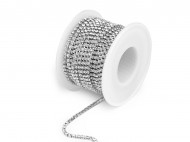 trasov prmek / borta e 2,4 mm 1 crystal stbrn, 1 m - zvtit obrzek