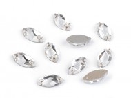 Brouen kamnky naveta navac - 1 crystal, 12 ks