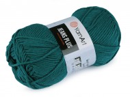 Pletac pze Gina / Jeans Plus 100 g 21 (63) zelen smaragdov, 1 ks - zvtit obrzek