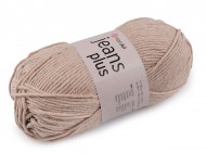 Pletac pze Gina / Jeans Plus 100 g 29 (87) bov svtl, 1 ks - zvtit obrzek