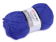 Pletac pze Gina / Jeans Plus 100 g 13 (47) modr kobaltov, 1 ks - zvtit obrzek