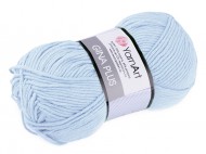 Pletac pze Gina / Jeans Plus 100 g 14 (75) modr svtl, 1 ks - zvtit obrzek
