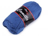 Bavlnn pletac pze Camilla 50 g 15 (8098) modr delta, 1 ks - zvtit obrzek