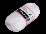Bavlnn pletac pze Begonia 50 g 1 (003) bl mln, 1 ks - zvtit obrzek