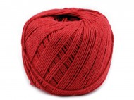 Bavlnn pze macrame 2-2,5 mm rozesvac - 6 erven, 1 ks