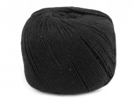 Bavlnn pze macrame 2-2,5 mm rozesvac - 10 ern, 1 ks
