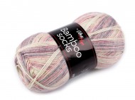 Pletac pze Bamboo Socks / ponokovka 100 g 3 (7904) ren svtl, 1 ks - zvtit obrzek