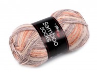Pletac pze Bamboo Socks / ponokovka 100 g 4 (7905) bov svtl, 1 ks - zvtit obrzek