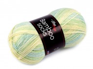 Pletac pze Bamboo Socks / ponokovka 100 g 6 (7906) zelen sv., 1 ks - zvtit obrzek