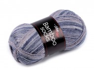 Pletac pze Bamboo Socks / ponokovka 100 g 7 (7908) modroed, 1 ks - zvtit obrzek