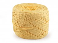 Bavlnn pze macrame 2 mm rozesvac - 4 lut svtl, 1 ks