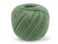 Bavlnn pze macrame 2 mm rozesvac - 11 zelen past.sv., 1 ks