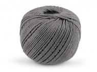 Bavlnn pze macrame 2 mm rozesvac - 17 ed, 1 ks