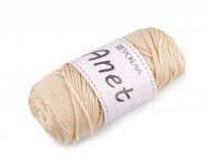 Pletac a hkovac pze Anet macrame 2 mm 90 g - 3 bov svtl, 1 ks