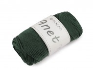 Pletac a hkovac pze Anet macrame 2 mm 90 g - 12 zelen tmav, 1 ks