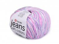 Pletac pze Jeans Soft Color 50 g