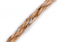 Jutov ra s lurexem 5 mm spltan, vnon