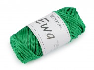 Pletac a hkovac pze macrame Ewa 4 mm 90 g - 6 zelen, 1 ks