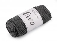 Pletac a hkovac pze macrame Ewa 4 mm 90 g - 9 ed, 1 ks