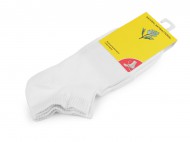 Bavlnn antibakteriln ponoky kotnkov unisex 1 (vel. 32-35) bl, 1 pr - zvtit obrzek