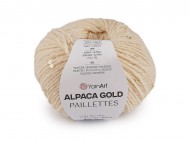 Pletac pze Alpaca Gold s flitry 50 g 2 (9302) bov svtl, 1 ks - zvtit obrzek