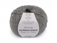 Pletac pze Alpaca Gold s flitry 50 g 7 (9304) ed, 1 ks - zvtit obrzek