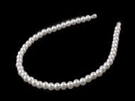 Perlov elenka do vlas 4 (8 mm) perlov svtl, 20 ks - zvtit obrzek
