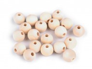 Devn korlky nelakovan 16 mm prodn sv., 50 ks - zvtit obrzek