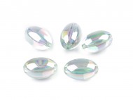 Plastov korlky olivy 13x20 mm 5 mentolov, 10 g - zvtit obrzek