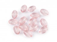 Plastov korlky plokovan olivy 10x15 mm 1 pudrov, 10 g - zvtit obrzek
