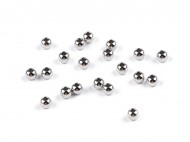 Korlky z nerezov oceli 4 mm platina, 20 ks - zvtit obrzek