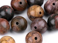 Minerlov korlky Jaspis mocca 8 mm - zvtit obrzek