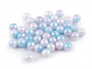 Plastov korlky s mermaid efektem 10 mm