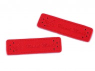 Eko ke cedulka / ozdoba / nivka Handmade 15x50 mm 6 erven, 1000 ks - zvtit obrzek