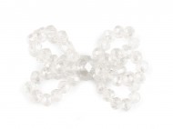 Malika z brouench sklennch korlk Hand made - 1 crystal, 5 ks