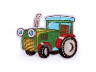 Naehlovaka traktor, jeb, auto, bagr, hasii 2 zelen traktor, 10 ks - zvtit obrzek