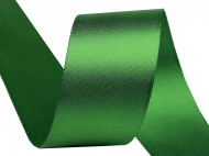Atlasov stuha oboulc e 40 mm - 309 zelen, 20 m