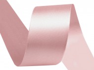Atlasov stuha oboulc e 40 mm - 607 pudrov, 20 m