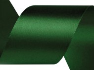 Atlasov stuha oboulc e 50 mm - 315 zelen tm., 20 m