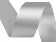Atlasov stuha oboulc svazky po 5 m e 40 mm - 841 stbrn, 5 m