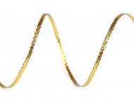 Stuha s lurexem e 3 mm vnon