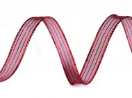 Stuha s lurexem e 10 mm