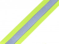Pruenka s reflexnm psem e 40 mm - 2 lutozelen ost. neon, 1 m