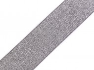 Pruenka s lurexem e 40 mm - 4 ed stbrn, 1 m