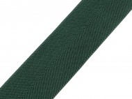 Pruenka s keprovm vzorem na opasky a le e 40 mm - 8 zelen tmav, 1 m